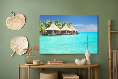 Ljuddämpande tavla - Cottages on the seashore