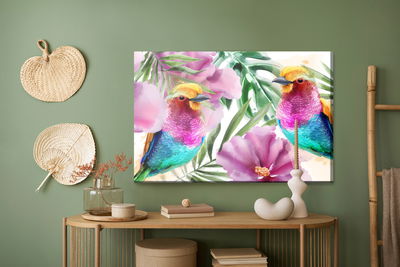 Ljuddämpande tavla - Of tropical birds