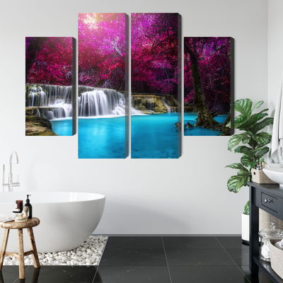 Ljuddämpande tavla - Kanchanaburi waterfall