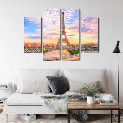 Ljuddämpande tavla - Eiffel tower in Paris