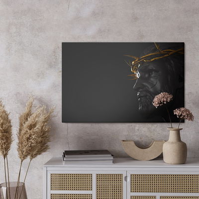 Ljuddämpande tavla - Christ with a golden crown