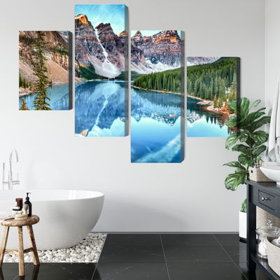 Ljuddämpande tavla - Moraine Lake in banff