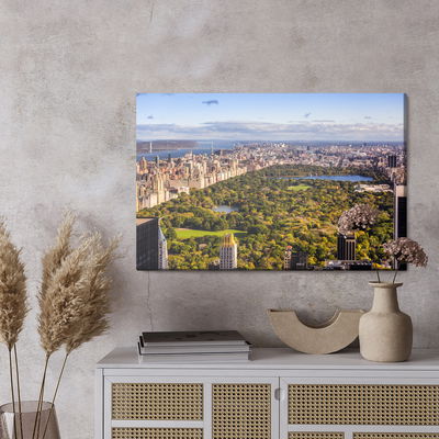 Ljuddämpande tavla - Aerial view of New York city