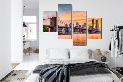 Ljuddämpande tavla - New York city panoramic
