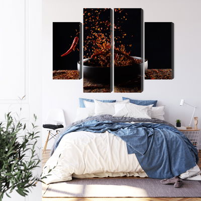 Ljuddämpande tavla - Cayenne pepper in flight