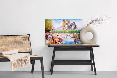 Ljuddämpande tavla - Seine river in Paris