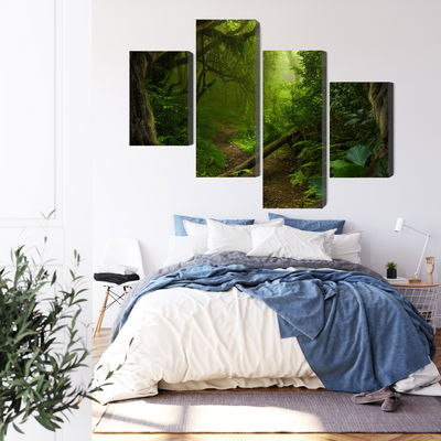 Ljuddämpande tavla - Path in the tropical forest