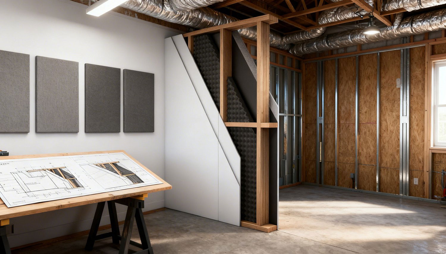 A knowledge portal on soundproofing walls in homes and how wall construction can reduce noise transmission between rooms.