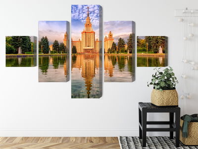 Ljuddämpande tavla - View of the building