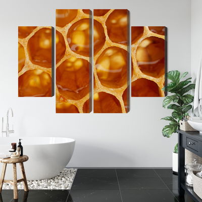 Ljuddämpande tavla - Honeycomb in macro scale