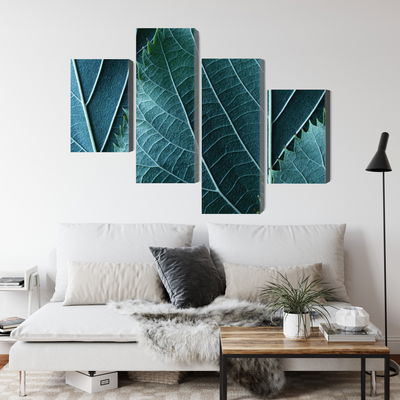 Ljuddämpande tavla - Leaves in a macro scale