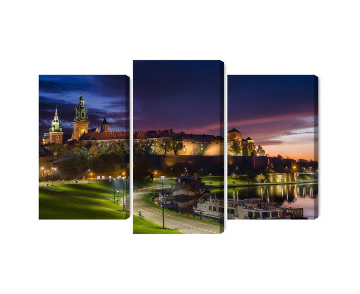 Ljuddämpande tavla - Wawel royal castle at sunrise