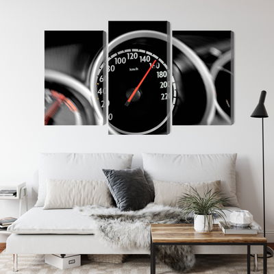 Ljuddämpande tavla - Car speedometer