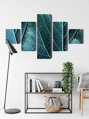 Ljuddämpande tavla - Leaves in a macro scale