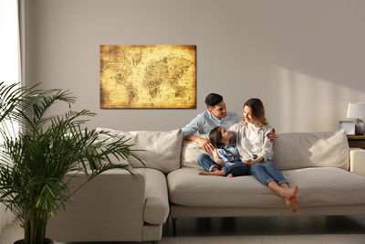 Ljuddämpande tavla - Ancient world map