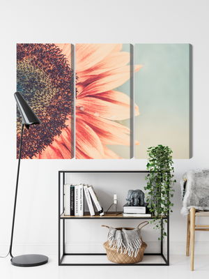 Ljuddämpande tavla - Blooming sunflower