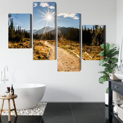 Ljuddämpande tavla - A sunny day in the tatras 3d