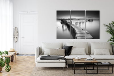 Ljuddämpande tavla - Dilapidated pier