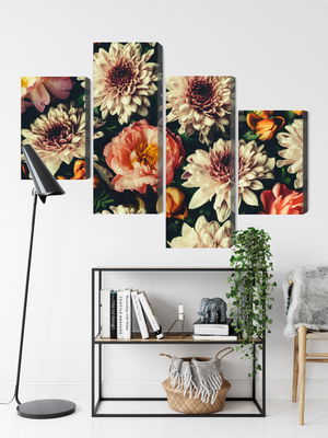 Ljuddämpande tavla - Variety of colorful 3d