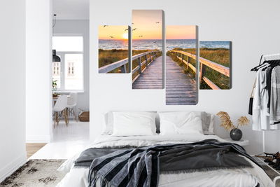 Ljuddämpande tavla - North sea pier 3d