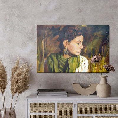 Ljuddämpande tavla - Portrait of a woman