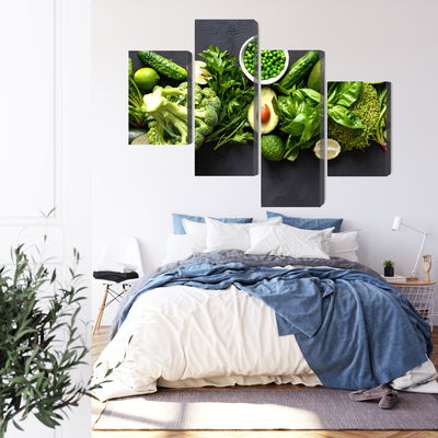 Ljuddämpande tavla - Green vegetables
