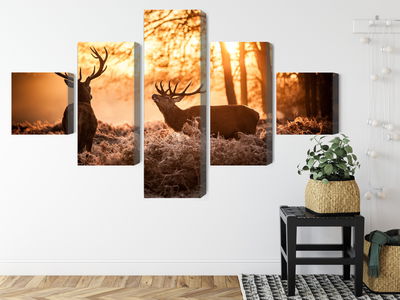 Ljuddämpande tavla - Two deer in the forest