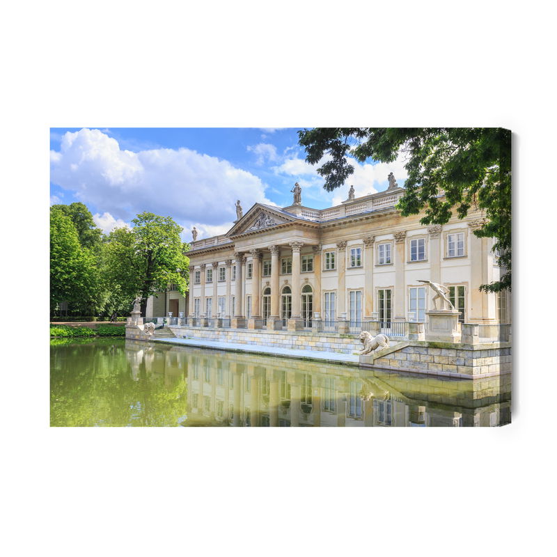 Ljuddämpande tavla - Palace on the water in Warsaw