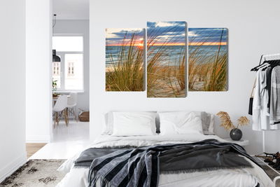 Ljuddämpande tavla - Sunrise on the beach of rügen