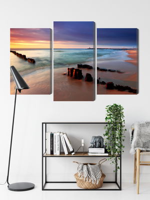 Ljuddämpande tavla - Sunrise over the baltic sea