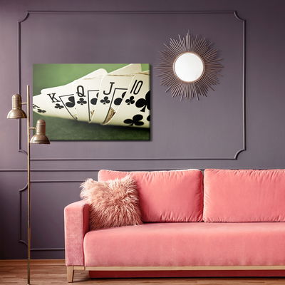 Ljuddämpande tavla - Royal flush