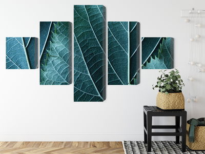 Ljuddämpande tavla - Leaves in a macro scale