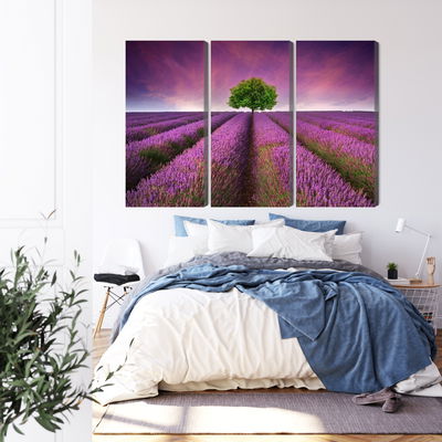 Ljuddämpande tavla - A tree in the middle of a 3d