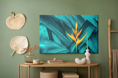 Ljuddämpande tavla - Orange flower