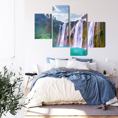 Ljuddämpande tavla - The waterfall in luoping