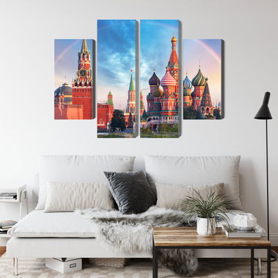 Ljuddämpande tavla - Panorama of the red square