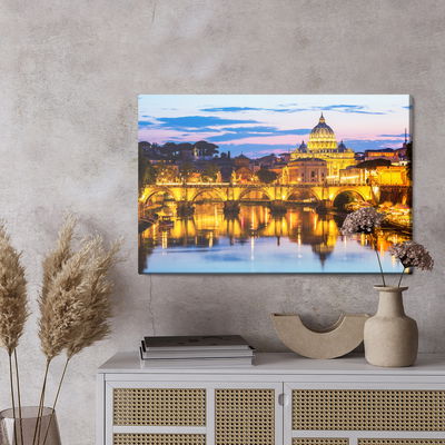 Ljuddämpande tavla - Rome by night