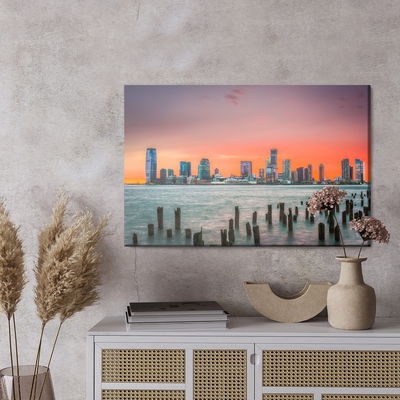 Ljuddämpande tavla - Hudson river, Usa