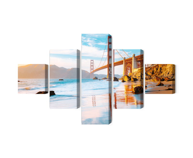 Ljuddämpande tavla - The Golden Gate bridge