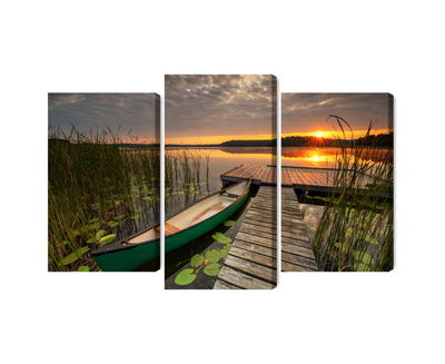 Ljuddämpande tavla - Summer sunrise