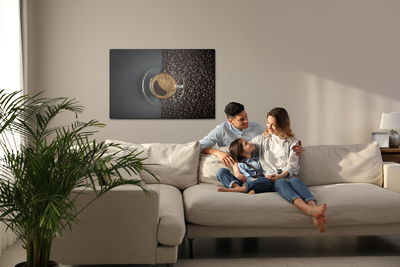 Ljuddämpande tavla - A glass of espresso