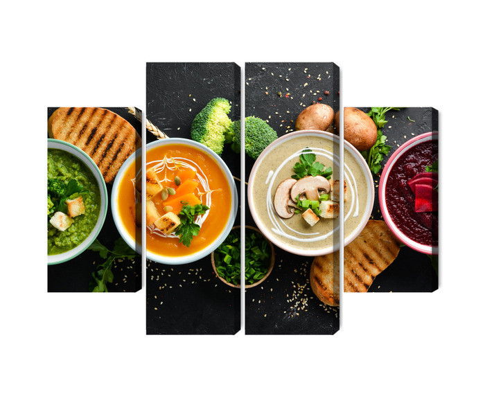 Ljuddämpande tavla - Vegetable cream soups