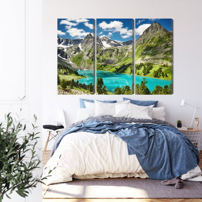 Ljuddämpande tavla - Crystalline lake