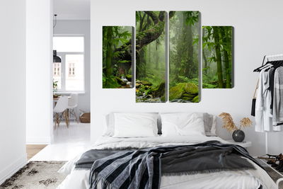 Ljuddämpande tavla - The green of the rain forest