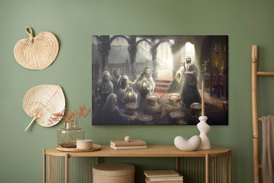 Ljuddämpande tavla - Miracle at cana in galilee