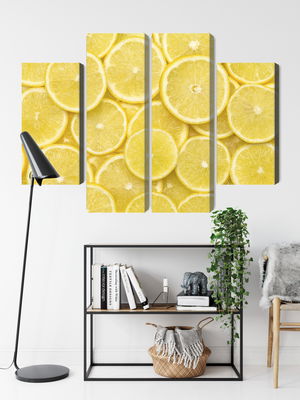 Ljuddämpande tavla - Lemon slices