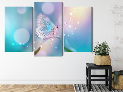Ljuddämpande tavla - A delicate butterfly