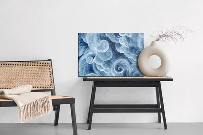 Ljuddämpande tavla - Abstract agitated waves