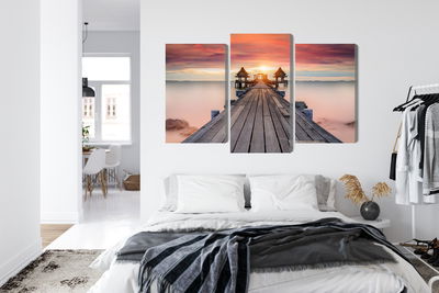 Ljuddämpande tavla - Hazy sea