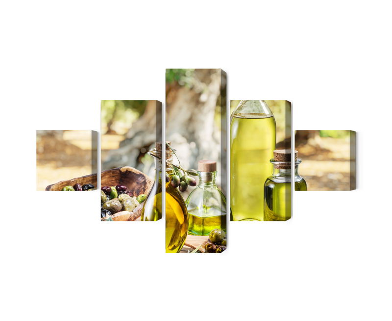 Ljuddämpande tavla - Oil bottles